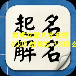 男虎女鼠八字合婚 🐘 结果怎 🐈 么样